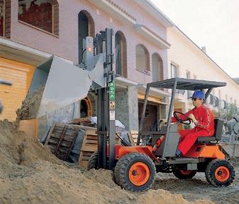 VENTAGENS BAIXA INVERSÃO A empilhadeira todo-o- terreno com a menor inversão de compra.