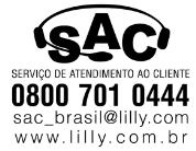 Se você tiver quaisquer dúvidas ou problemas com sua HumaPen LUXURA HD, entre em contato com o Lilly SAC 0800 701 0444 ou consulte seu médico para assistência.