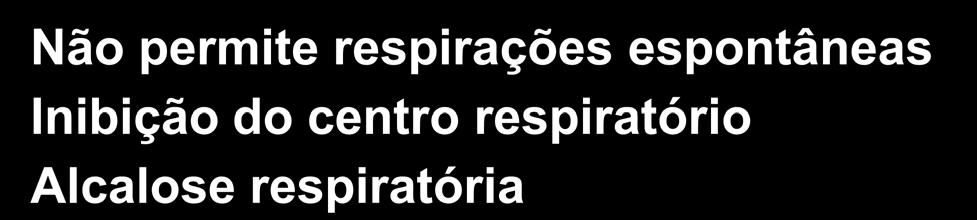 respiratória Lesão do SNC Hiperventilação terapêutica