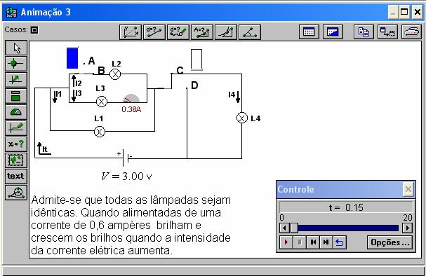 11 5. Nome do arquivo eletrônico: cirlam.mdl, cuja tela principal é apresentada na Fig. 10. Fig. 10 Janela Animação 3 do modelo cirlamp.