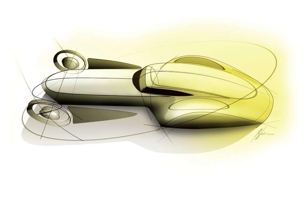 4 A próxima etapa consiste na representação dos volumes do veículo. Use apenas as ferramentas Brush e Eraser. The next stage consists in representing the volumes of the vehicle.