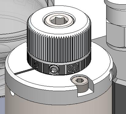 Substituição da ponta de distribuição e calibração do curso da válvula A vossa válvula xqr41 pode ter uma tampa não regulável ou uma regulável com um botão de controlo do curso.