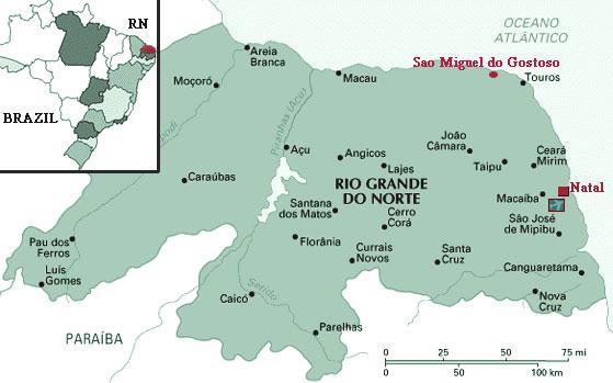 1. INTRODUÇÃO A edificação de madeira é um pequeno escritório localizado em São Miguel do Gostoso, município 110km ao Norte de Natal, capital do estado do Rio Grande do Norte (RN) Nordeste do Brasil