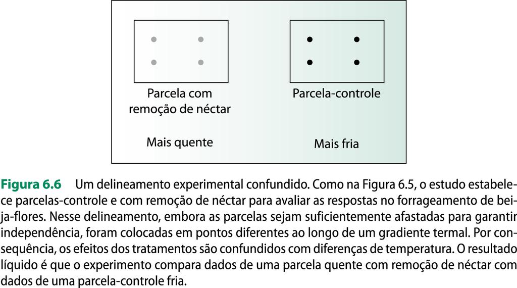 Delineamento amostral Delineamento ruim