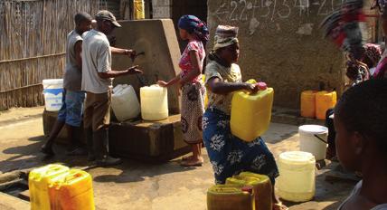 Alargar o acesso à água potável em Moçambique Graças a este projeto, 84 000 famílias passaram a ter acesso a água potável segura a preços razoáveis e a duração média do abastecimento aos residentes