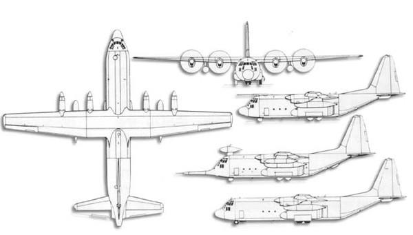 C-47 utilizados na 2ª Guerra Mundial e modernizar a frota de transporte dos Estados Unidos.