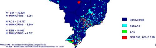 MUNICIPIOS 5.564 Nº ESF 30.328 Nº MUNICÍPIOS - 5.