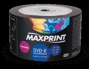 impressão de imagem, foto e texto diretamente no DVD utilizando impressora jato de tinta
