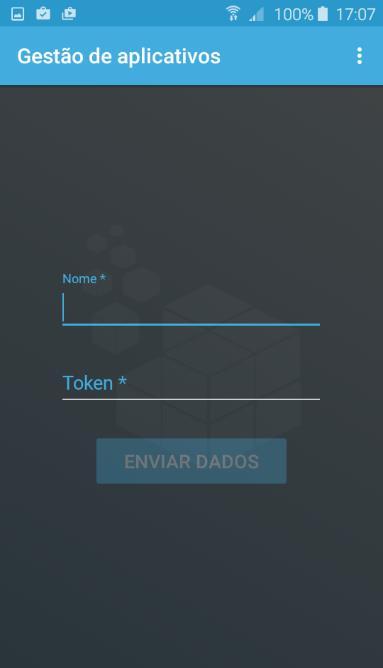 Após instalar, abra o Gestão de Aplicativos 2 Selecione