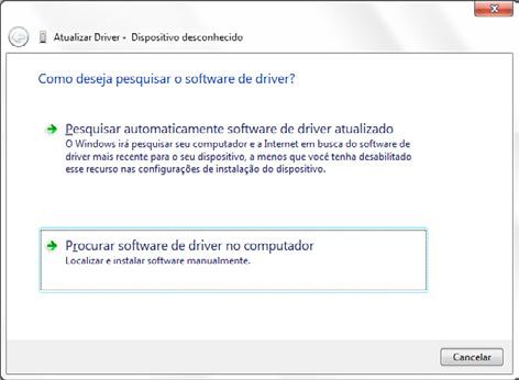 2.3 COMO INSTALAR MANUALMENTE OS DRIVERS Abra o painel de controle e dê um clique duplo no ícone Sistema, em seguida, selecione a guia Hardware e clique no botão Gerenciador de dispositivos.