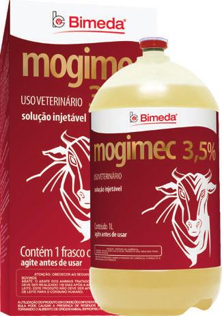MOGIMEC 3,5% Solução injetável de ivermectina a 3,5% Endectocida concentrado indicado no tratamento e controle de pa
