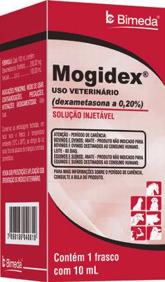 MOGIDEX Anti-inflamatório à base de dexametasona a 0,20% ANTI-INFLAMATÓRIO Dexametasona (fosfato)...200,00 mg Veículo q.s.p.