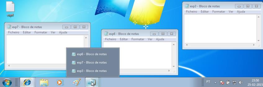 ELABORADO POR MARCO SOARES 15 Tarefas combinadas Repare que os 3 documentos abertos, aparecem como um só ícone na barra de tarefas e os 2 exploradores de Internet aparecem também como um só item Isto