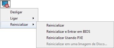 No menu Reiniciar, selecione Reiniciar e entrar em BIOS para iniciar o processo de inicialização do BIOS no sistema vpro remoto. Você terá acesso ao BIOS para fins de resolução de problemas.