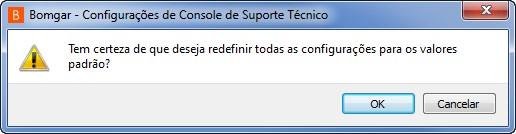 Clique em Exibir Configurações para abrir a janela de configurações para visualizar as alterações ou simplesmente clique em OK para aceitá-las.