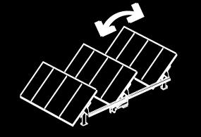 Capítulo 1. Introdução 15 Figura 1 Rastreador solar de eixo único (SOLAR TRACKING, 2017).