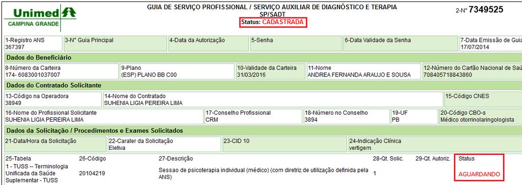 Treinamento Grupo IV Prestadores PJ Cadastramento de Guias; Atendimento