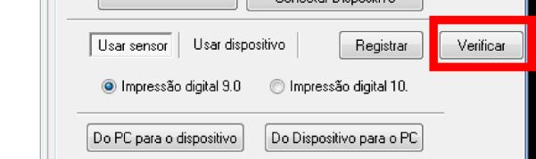 Comumente utilizado para validar se a impressão foi cadastrada com sucesso ou comprovar identidade