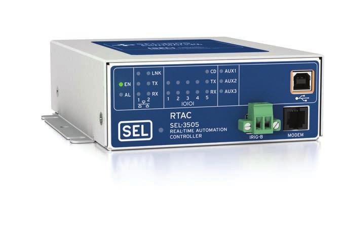 CARACTERÍSTICAS PRINCIPAIS CONTROLE TOTAL DO SISTEMA Através de vários protocolos avançados de cliente e servidor incorporados, o RTAC atua como um ponto de acesso único para comunicação,