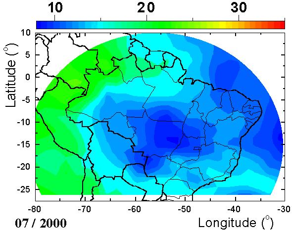 adequado de tratamento de dados para obter valores de albedo planetário no território brasileiro a partir dos dados do Experimento Célula Solar (ECS) do INPE, a bordo do satélite SCD2.