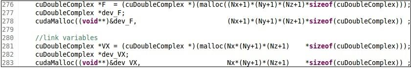 Métodos de Paralelização do Algoritmo ψ U 77 Figura 4.11: Função básica para cálculo de exponencial de número do tipo cudouble- Complex.