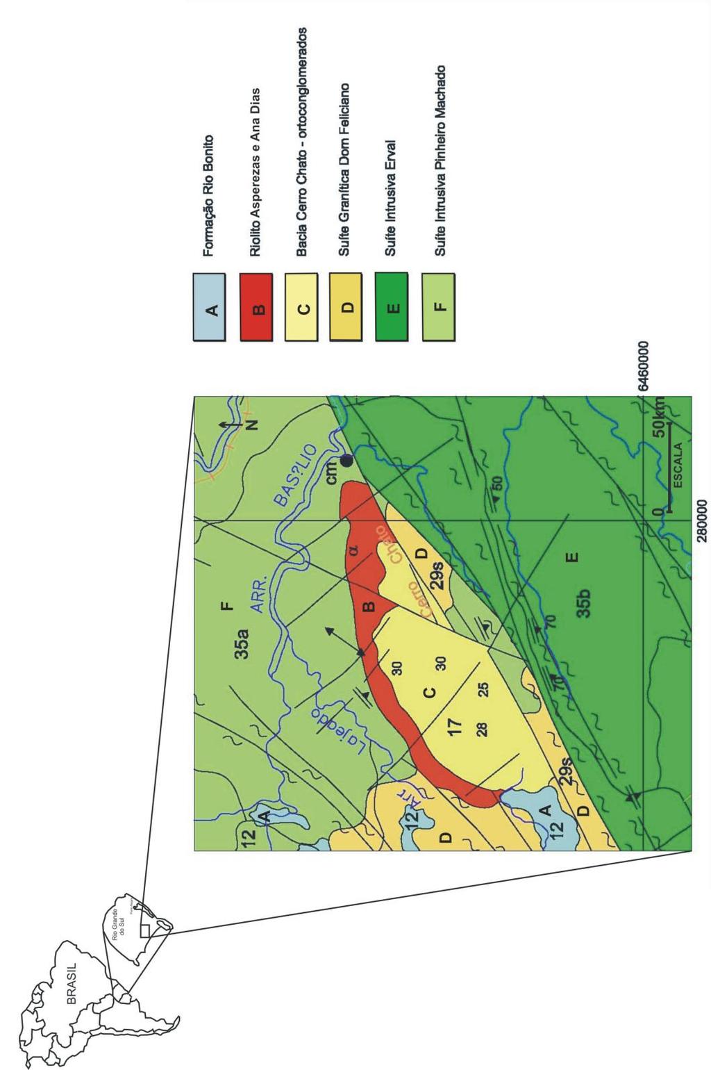 Figura 5: Mapa geológico 1:250.