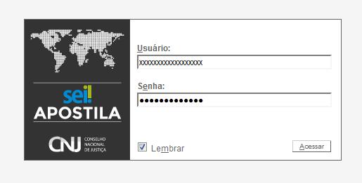 Para dar início ao procedimento de