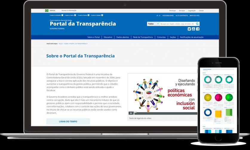 CGU Portal Controladoria-Geral da União - CGU: Reformulação do Portal da Transparência do Governo Federal com foco na