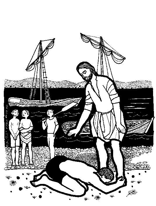 ANO C - V Domingo do Tempo Comum «Daqui em diante serás pescador de homens» Pouco tempo atrás, na sinagoga de Nazaré, Jesus tinha-se apresentado como o enviado de Deus para uma missão concreta (Lc 4,