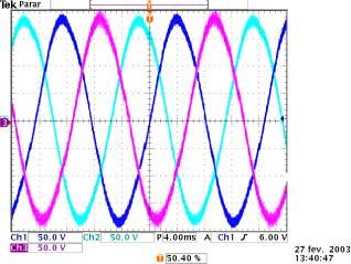 Wave form without charge 30kW -