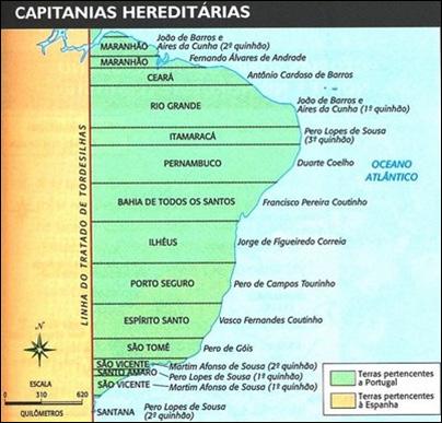 História AS CAPITANIAS HEREDITÁRIAS (1534) A expedição de Martim Afonso de Sousa (1530-1533) marca o início dessa nova fase.