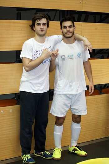 Estudantes atletas do IPLeiria estiveram presentes em estágio para a Seleção Nacional Universitária de Futsal Os estudantes atletas, Rui Castelhano e Francisco Calado, da modalidade de Futsal do