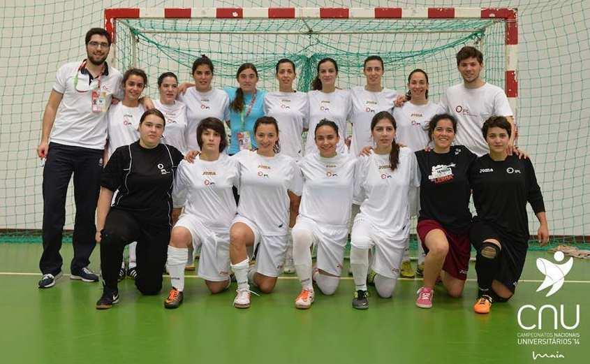 Equipa de Futsal Feminino IPLeiria - Fase Final, Maia 2014 A equipa de Futsal Feminina do IPLeiria marcou presença na Fase Final do Campeonato Nacional Universitário que decorreu na Maia, entre os