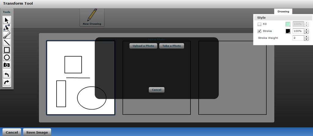 Mouse tool ferramenta para seleccionar os desenhos feitos e imagens importadas. Path Edit Tool Ferramenta de edição dos vectores, útil para manipularmos com maior rigor os nossos desenhos.