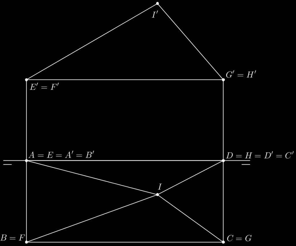 CAPÍTULO 4. PERSPECTIVA 111 4.5 Exercícios Exercício 4.1 Seja um cubo, um tetraedro regular e um octaedro regular, todos de lados iguais a 3cm. Faça os seguintes ítens: 1.