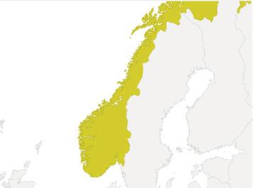 BERGEN 7.7 HAB, MILHÕES DE HABITANTES OSLO 9. HAB ÁREA, KM DENSIDADE POPULACIONAL, HAB.