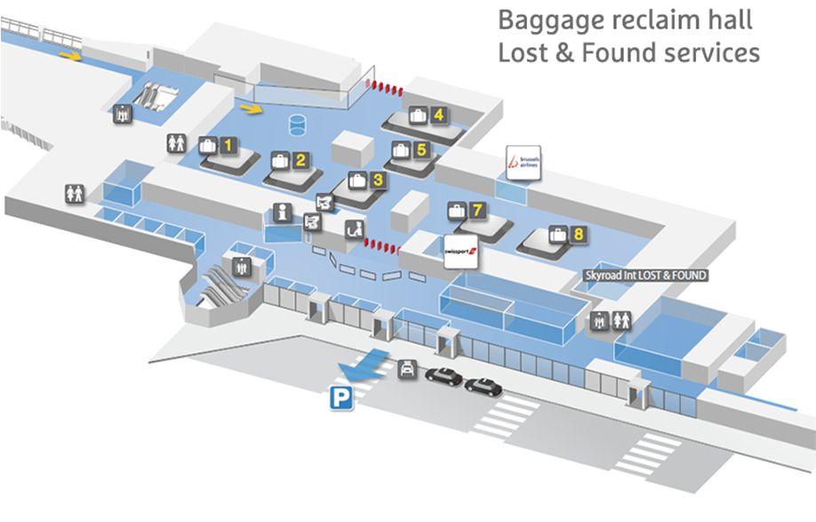 de fluxograma, Aeroporto Michael Frederick (Fonte: