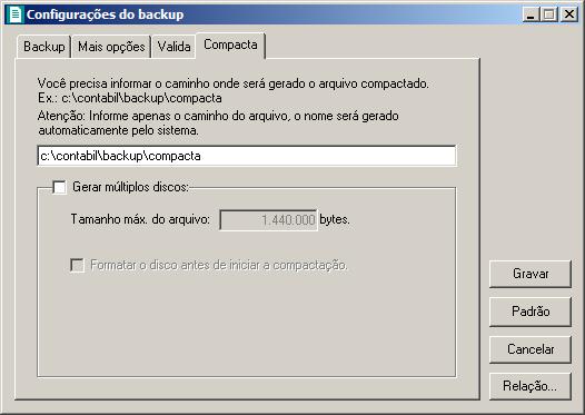 A quantidade de memória a ser usada na validação do seu banco de dados, deve ser de aproximadamente 50% (cinquenta por cento) da quantidade de memória disponível no computador. 6.5.4.