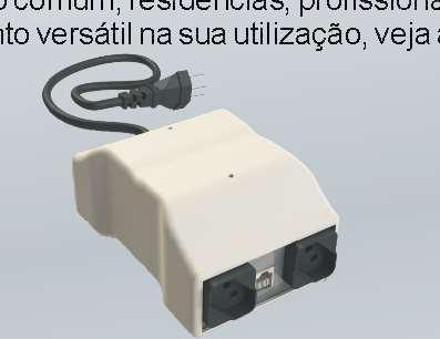 Intercomp RS Home-Plus Finalidade: Proteção para a rede elétrica (bivolt) e para comunicação de dados via cabo (lan ou coaial). Aplicação: Microcomputadores com placa de rede, hubs, etc.