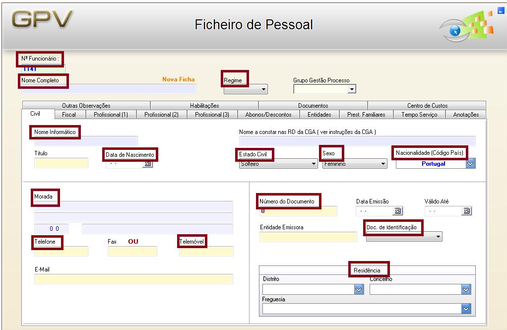 Coloque o visto apenas na requisição de fundos e nas guias de receita, procedendo de seguida à sua exportação.