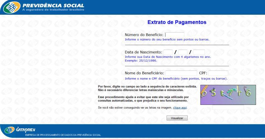 Aposentados, Pensionistas e ou Beneficiários Cópia completa do extrato de aposentadoria referente ao último pagamento, caso este seja realizado pelo INSS - Extrato disponível gratuitamente em