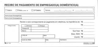Brasil Cópia de guia de recolhimento ao INSS