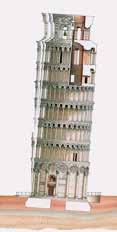 500 toneladas Ângulo de inclinação:... 3,97 graus (3,9 m) da vertical Factos e citações Com apenas 56,4 m, a Torre Inclinada de Pisa é a torre mais pequena que conseguiu ser conhecida a nível mundial.