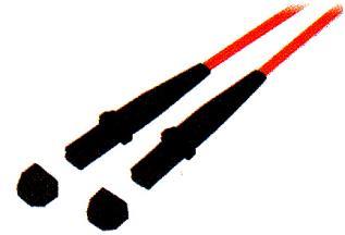 CABOS DE FIBRA ÓTICA - CONETORES Os conetores mais comuns para fibra ótica são: MT-RJ