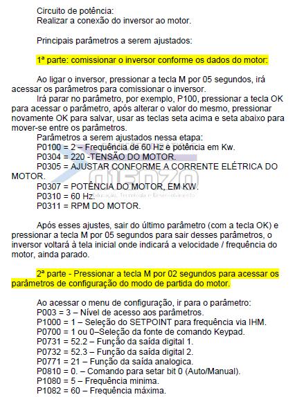 Objetivos: Desenvolver um sistema automático que ligue e desligue o motor