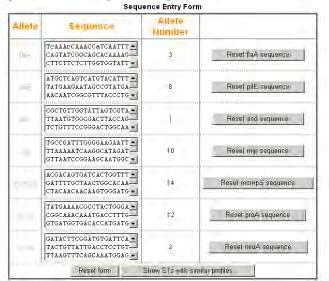 Painel de Dresden (screening) Epitopo de virulência Monoclonal 3/1 Métodos genotípicos: SBT Sequence