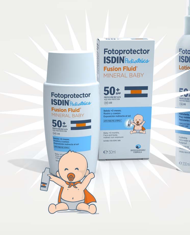 Fotoprotector ISDIN Fusion Water Qual a diferença entre Fusion Water e Fusion Water Pediatrics?