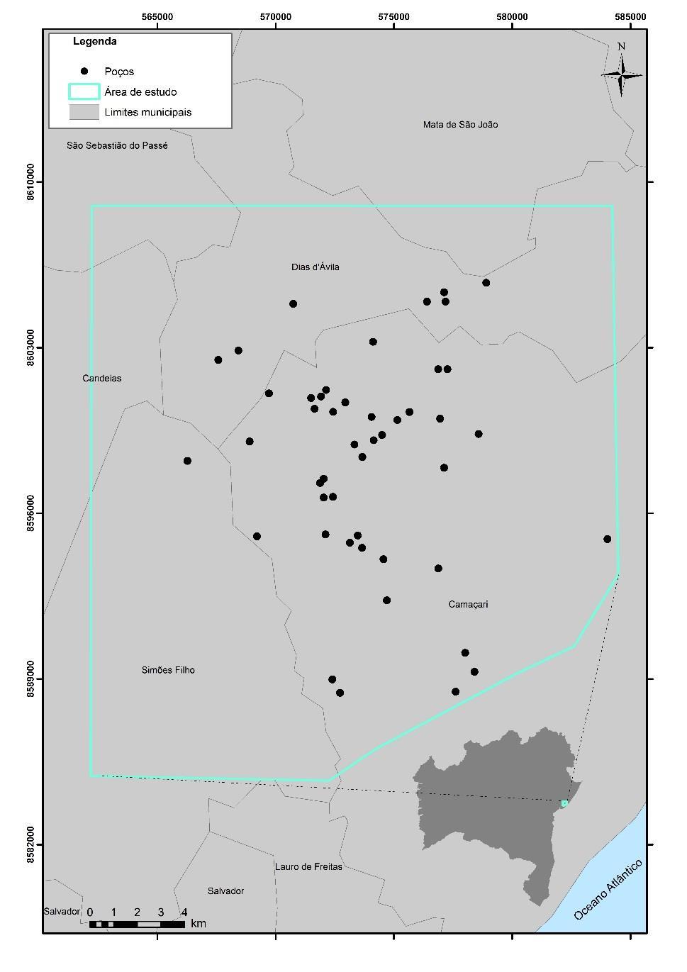 Figura 1. Mapa de localização da área de estudo.