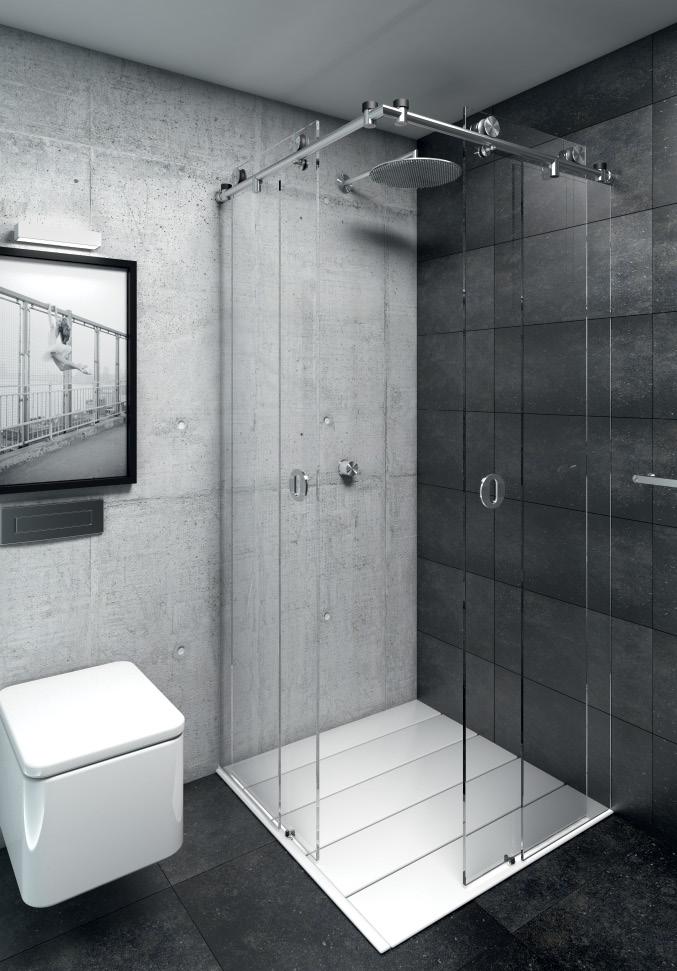 Sistema modular para cabines ø25 / Modular shower