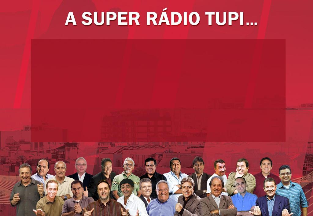 A Super Rádio Tupi, inaugurada em 25 de setembro de 1935, faz parte do conglomerado das Emissoras e Diários Associados, fundado por Assis Chateaubriand.